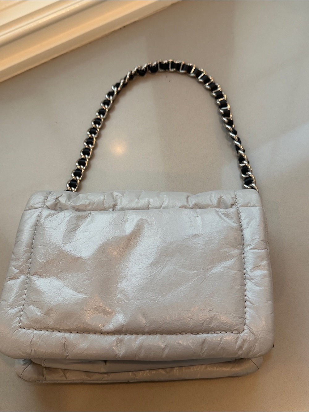 Marc Jacobs Mini Pillow Bag in Light Gray - Picture 10 of 14